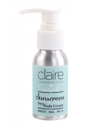 Claire Organics Sunscreen Face/Body Cream