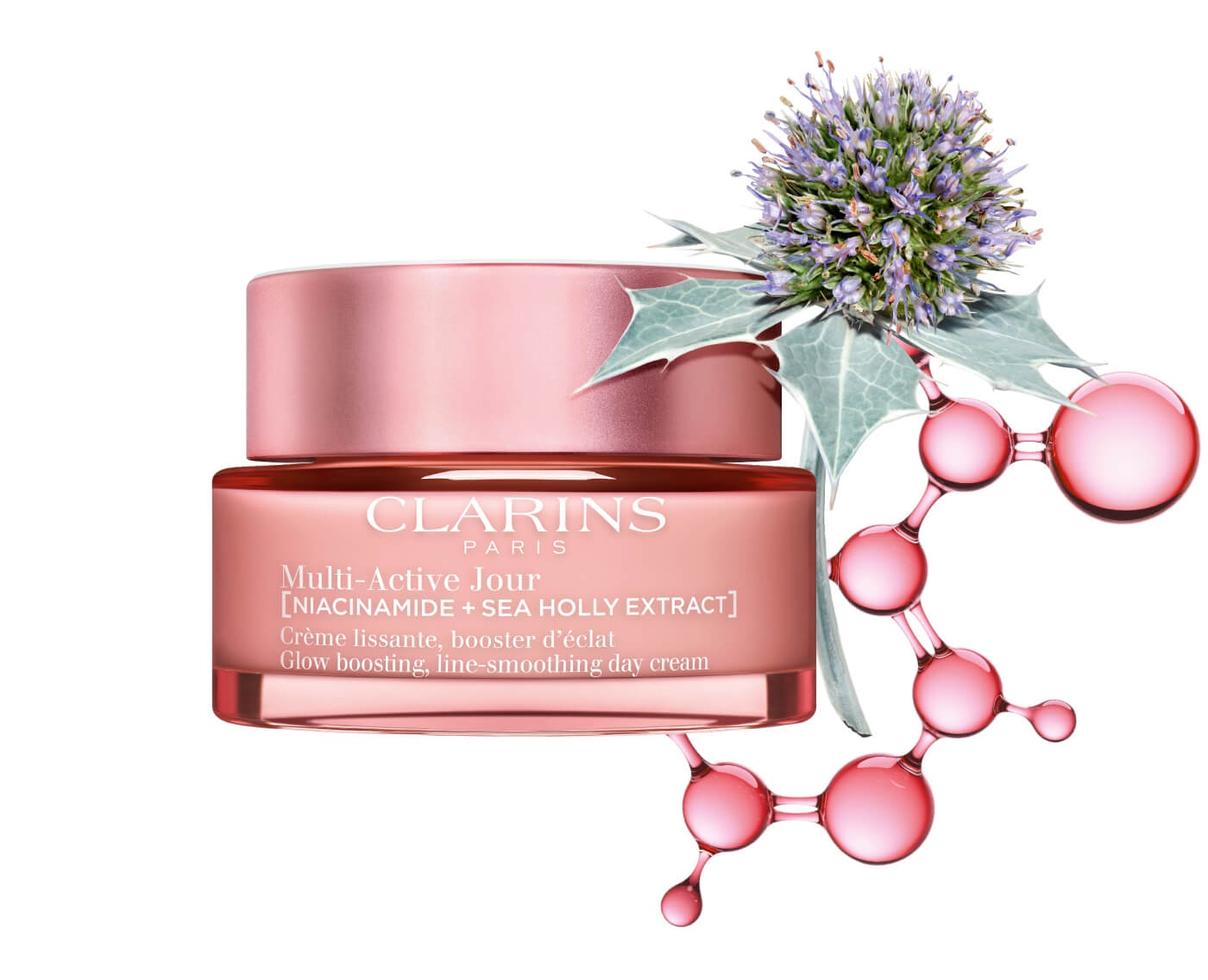 Clarins Multi-active [niacinamide + Sea Holly Extract]