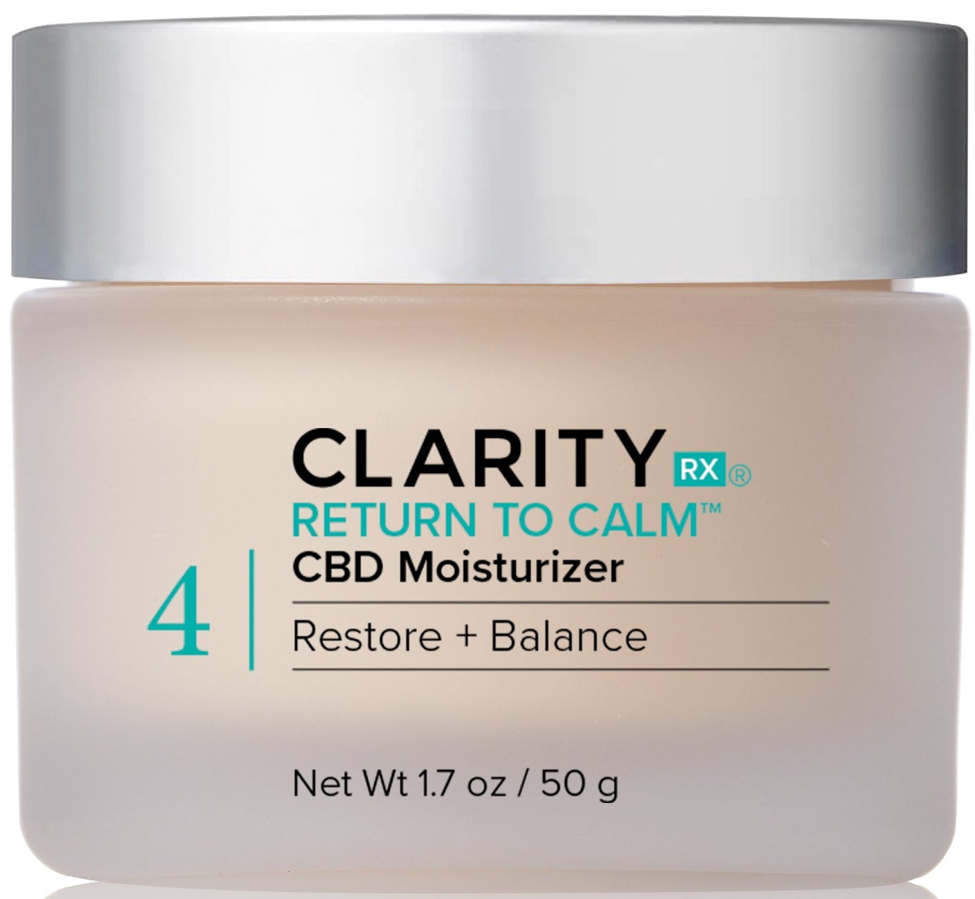 ClarityRX Return To Calm CBD Moisturizer