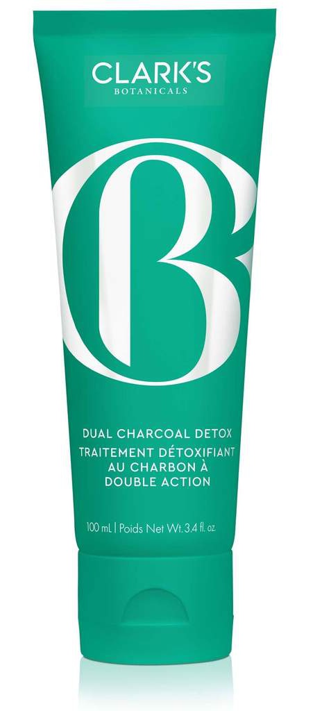 Clark's Botanical Dual Charcoal Detox Brightening Mask + Exfoliating Treatment