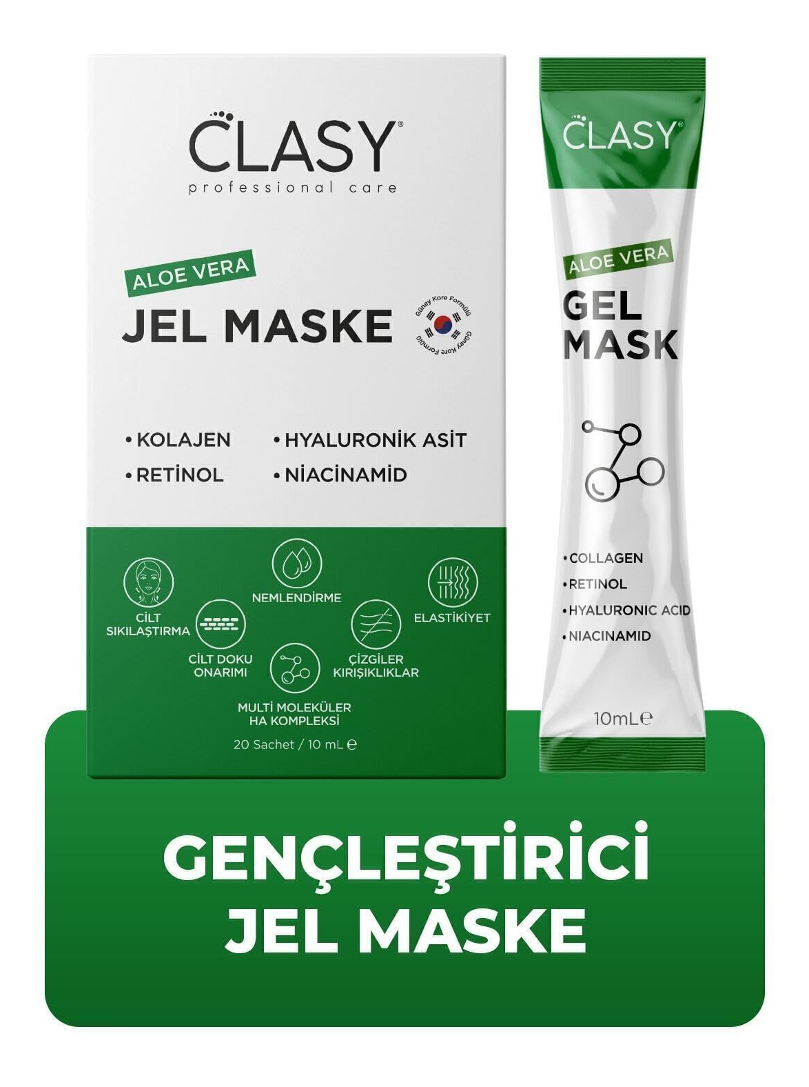 Clasy Aloe Vera Gel Mask