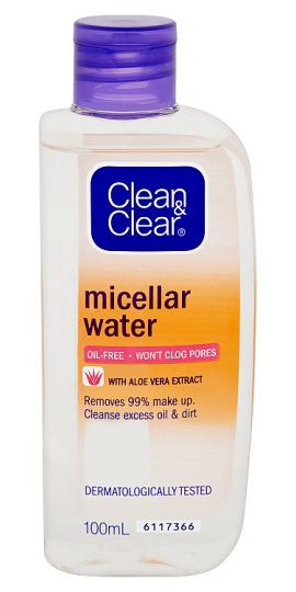 Clean & Clear Micellar Water Oil-Free With Aloe Vera Extract