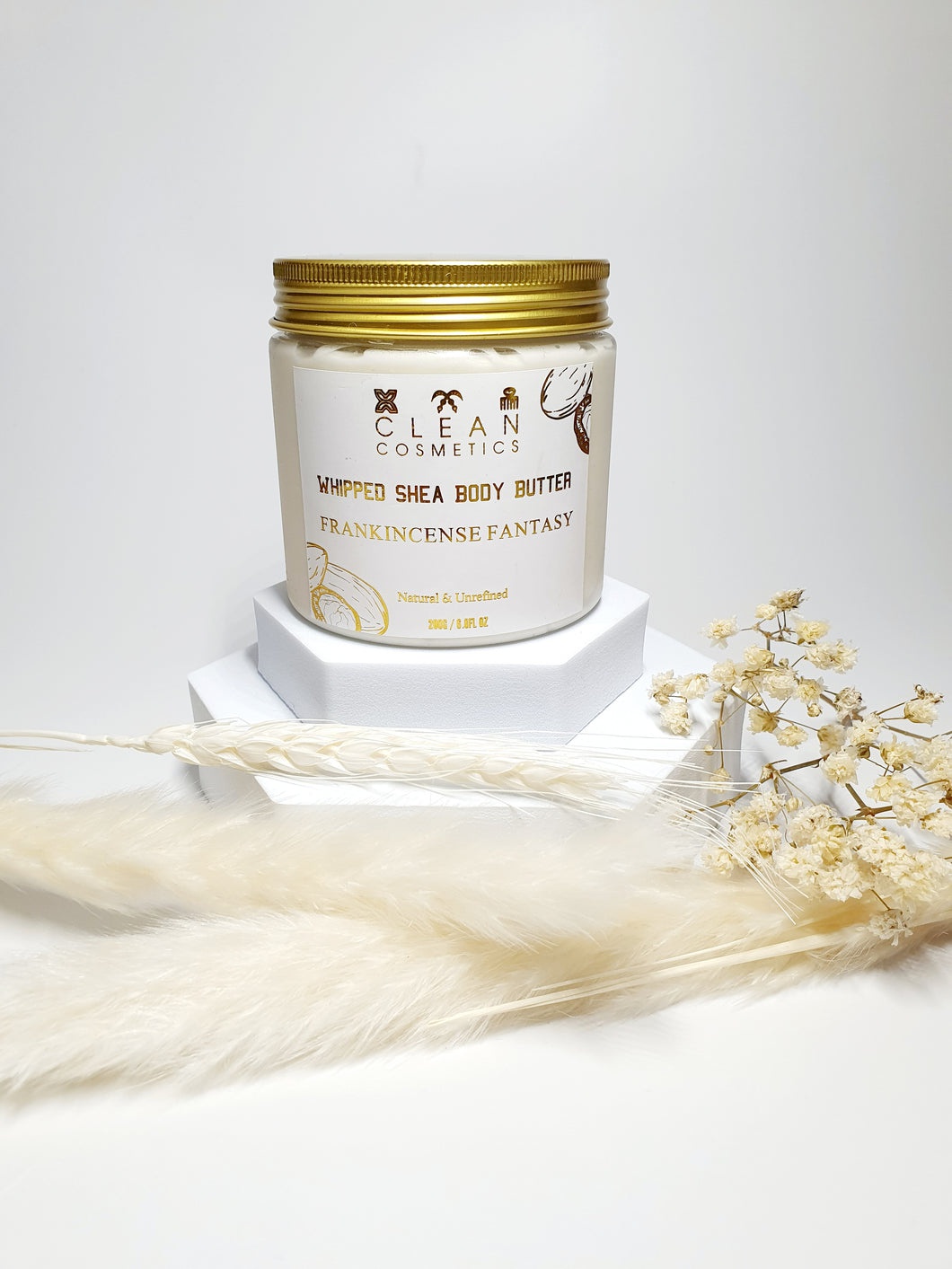 Clean Cosmetics Frankincense Fantasy Whipped Shea Body Butter