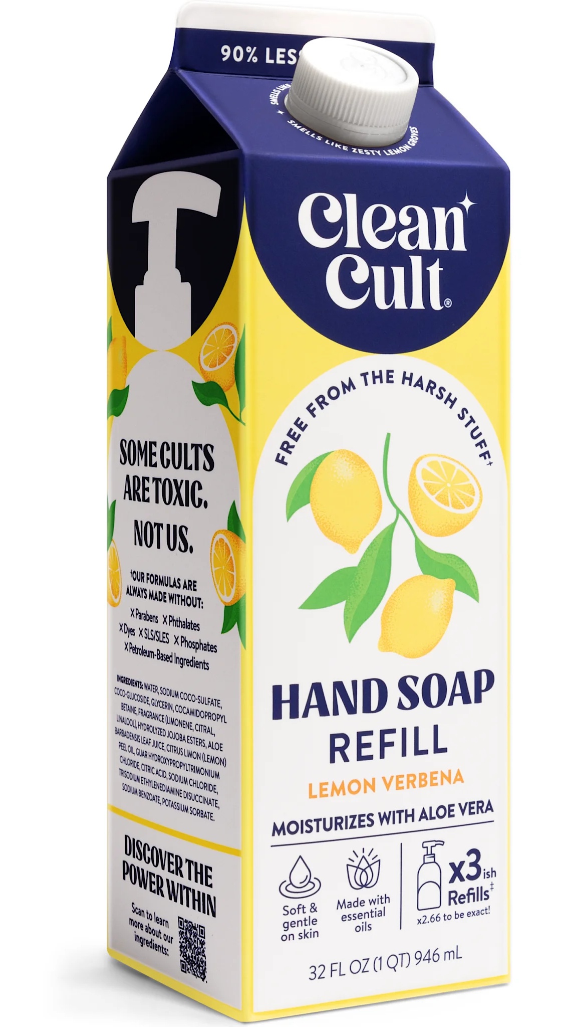 Clean cult hand soap Lemon Verbena
