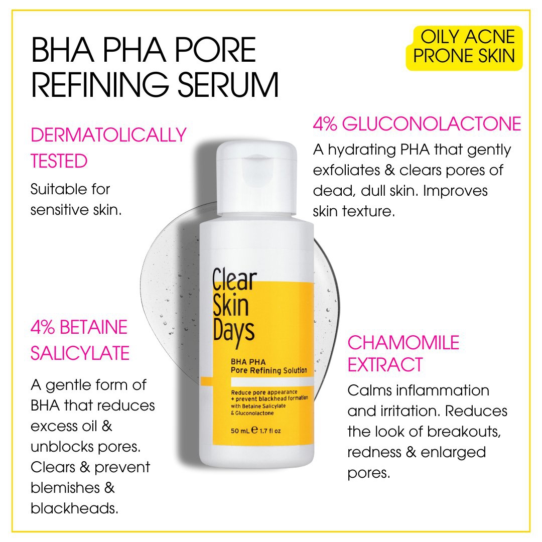Clear Skin Days BHA PHA Pore and Blackhead Solution 50ml