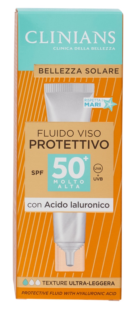 Clinians Fluido Viso Protettivo SPF 50+ Molto Alta