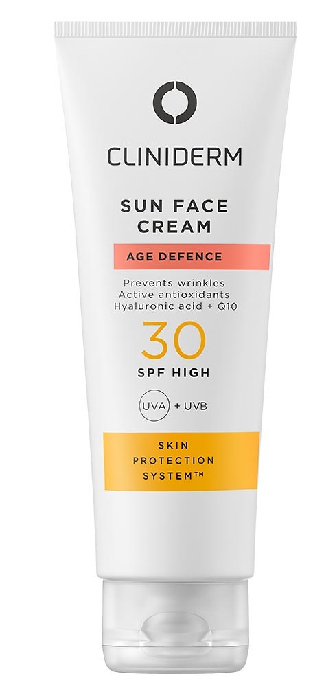 Cliniderm Sun Face Cream Age Defense Spf30