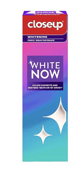 Close-Up White Now Purple