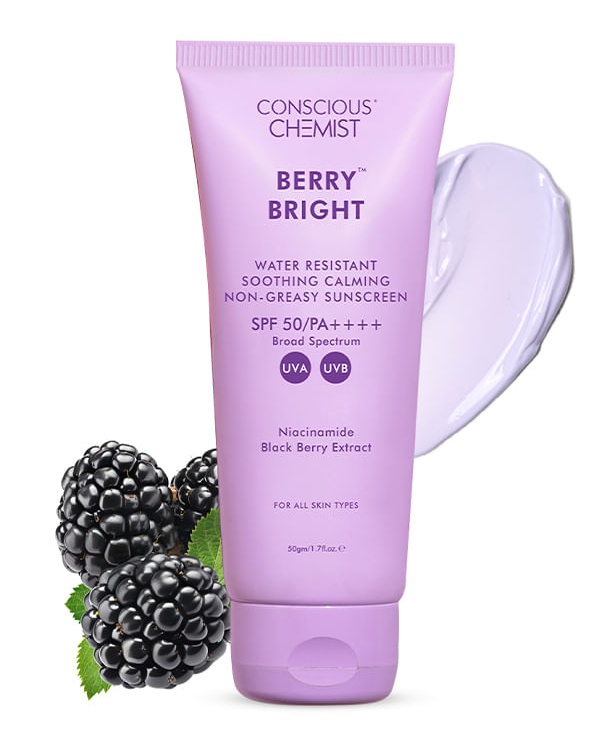 Concious chemist Berry Bright Sunscreen