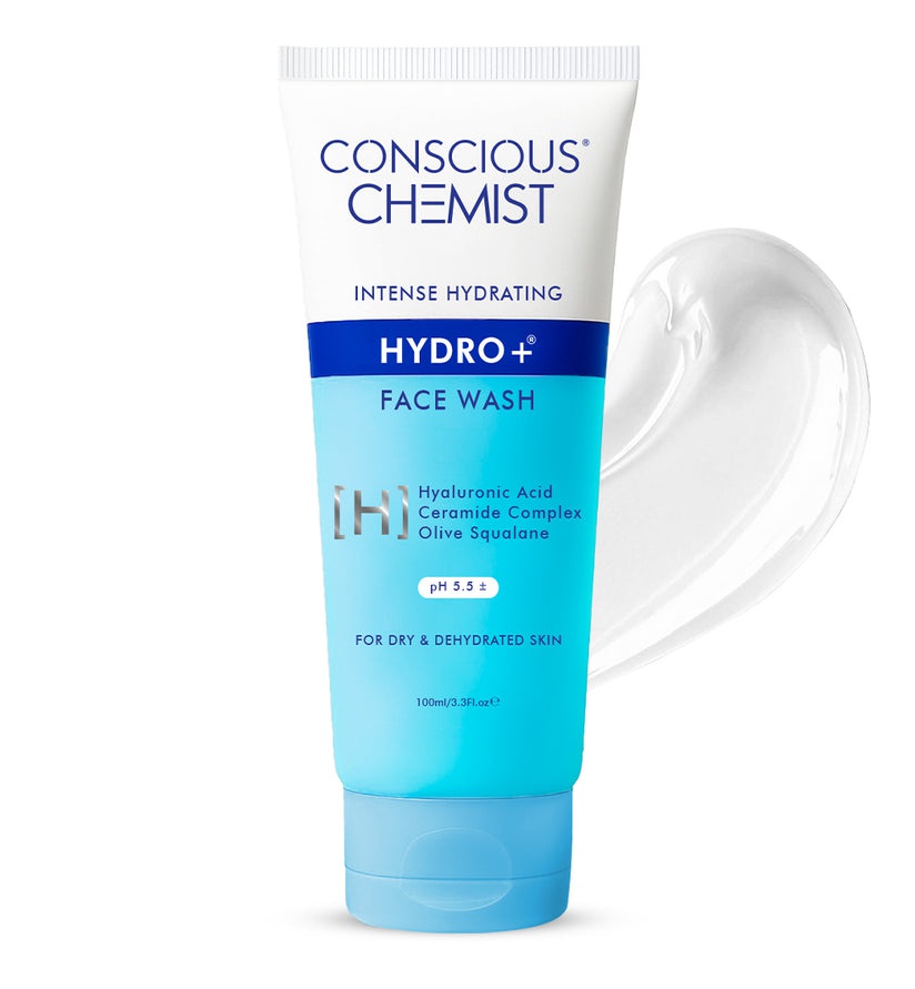 Concious chemist Hydrating Face Wash For Dry Skin | Hyaluronic Acid & Ceramides