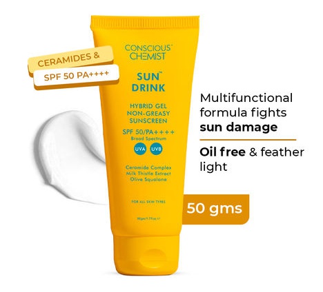 Concious chemist Sun Drink Oil Free Sunscreen | 50 Gm