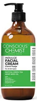 Conscious Chemist Matcha+Hemp Indulge Facial Cream
