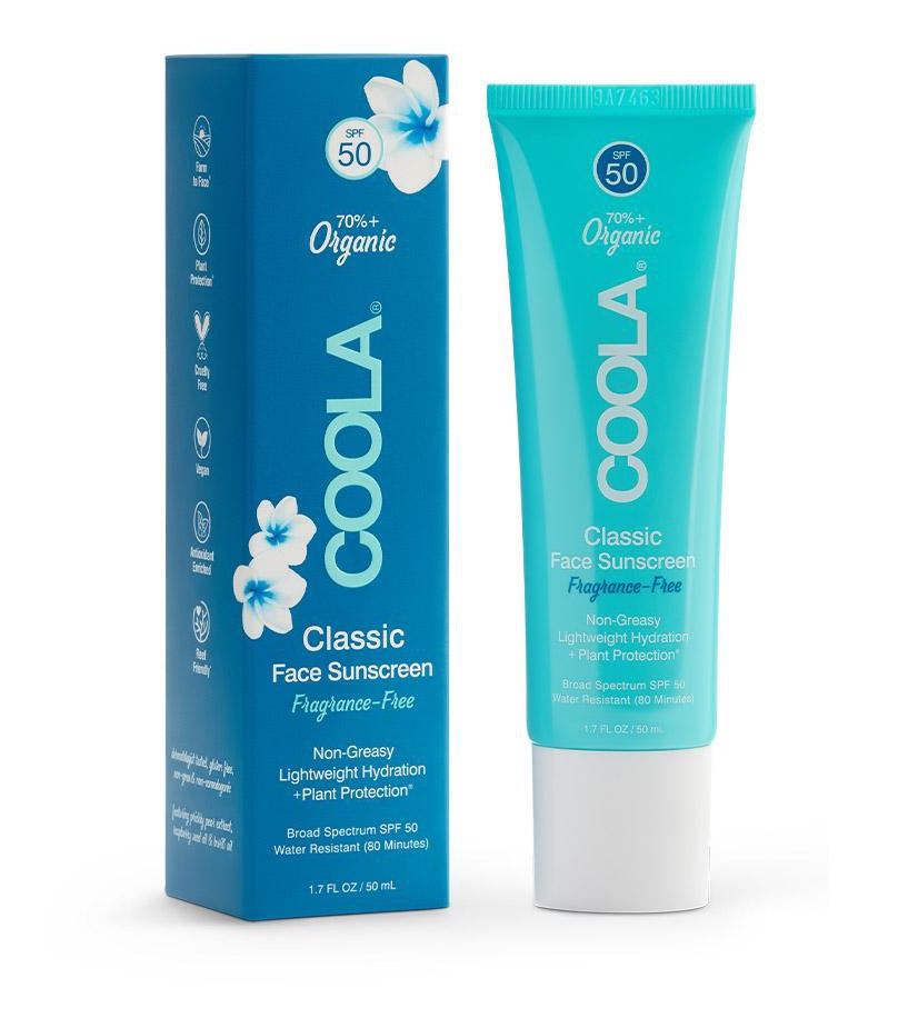 Coola Organic Classic Face Sunscreen Spf 50