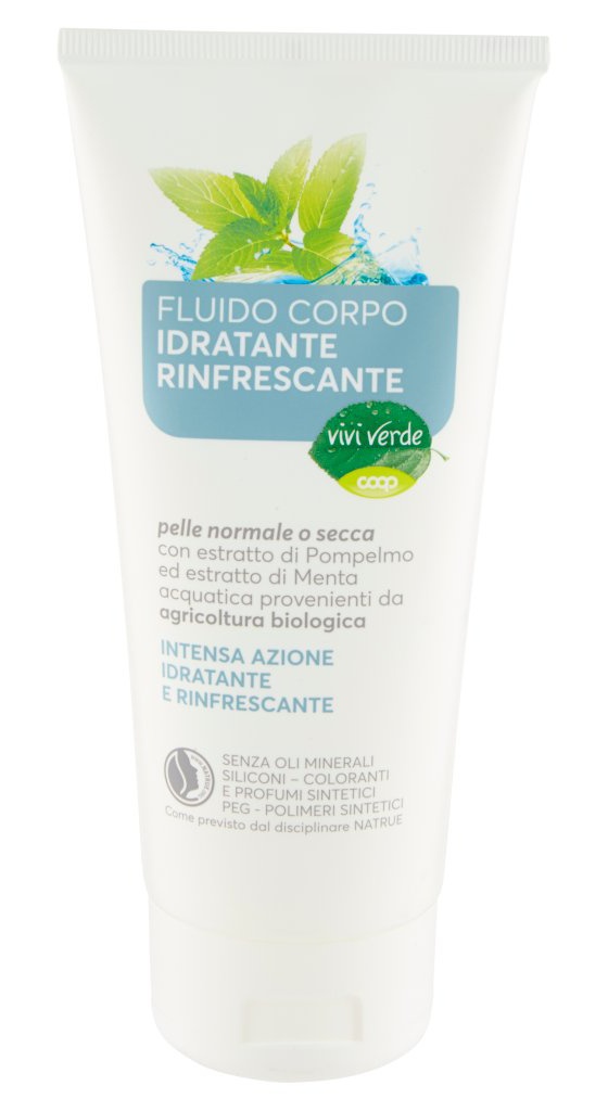 Coop Vivi verde Fluido Corpo Idratante Rinfrescante Pelli Normali E Secche