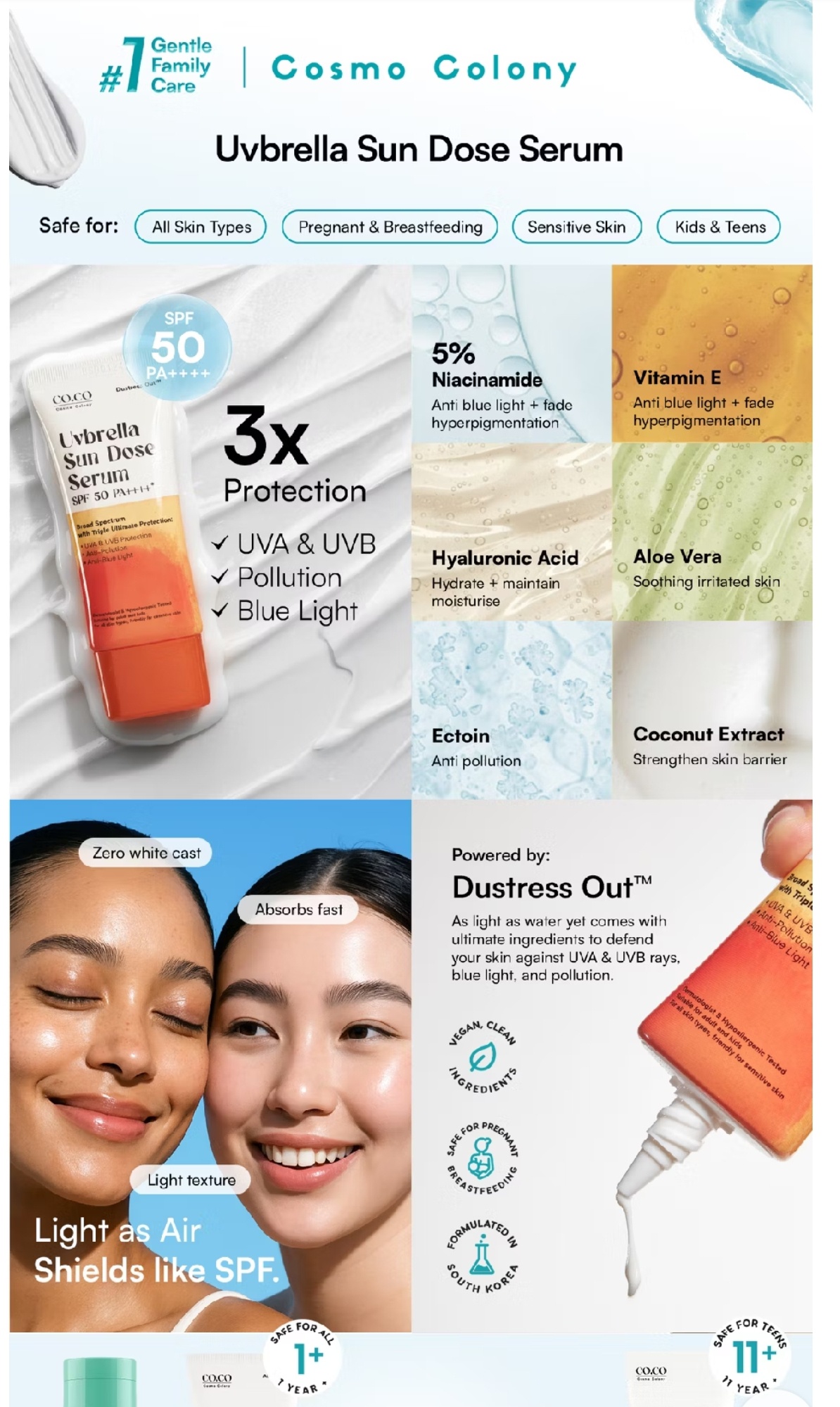 Cosmo Colony Uvbrella Sun Dose Serum