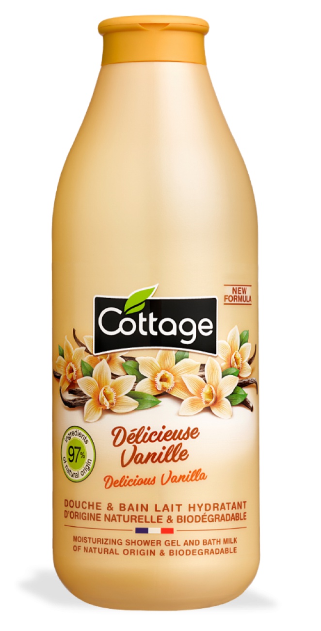 Cottage Vanilla Shower Gel And Bath Milk