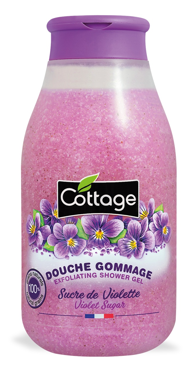 Cottage Violet Sugar Exfoliating Shower Gel