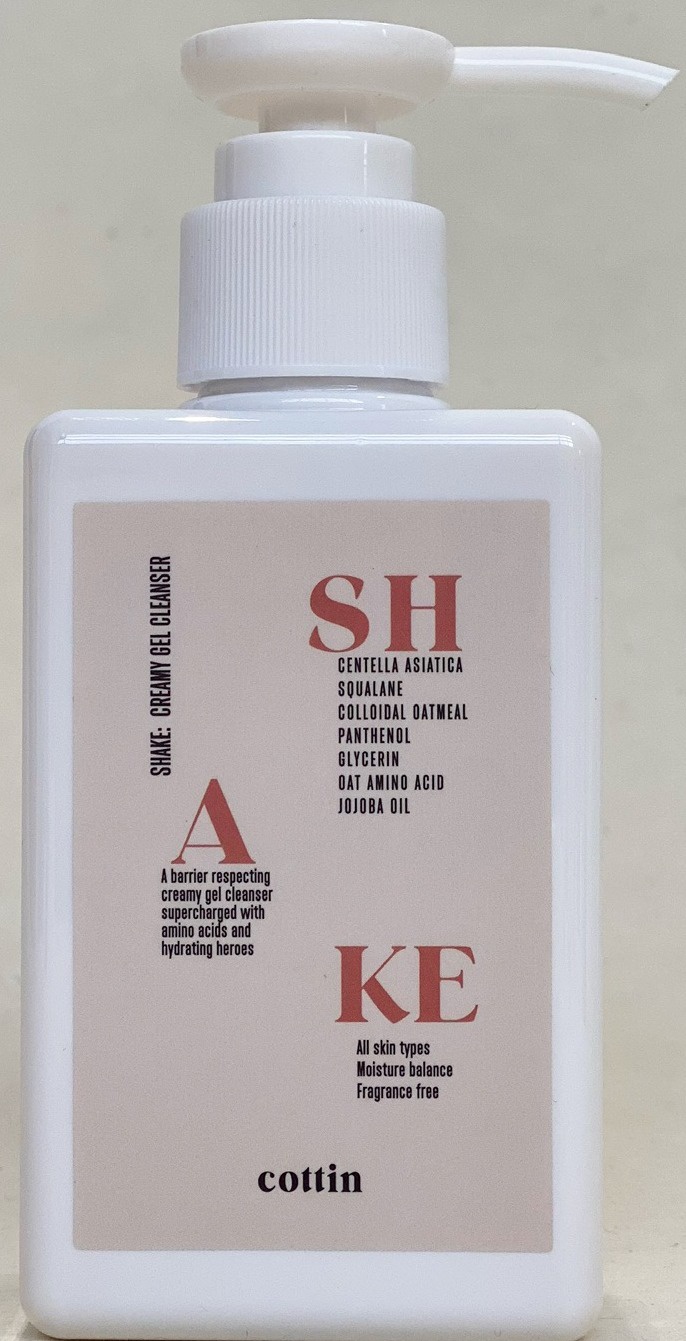 Cottin Shake: Creamy Gel Cleanser
