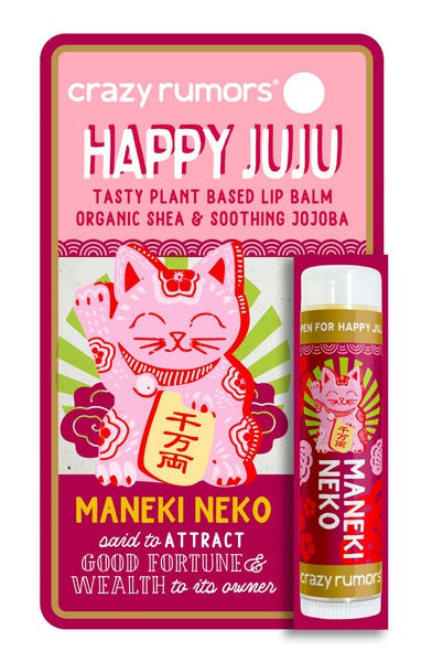 Crazy Rumors Happy Juju Maneki Neko Lip Balm