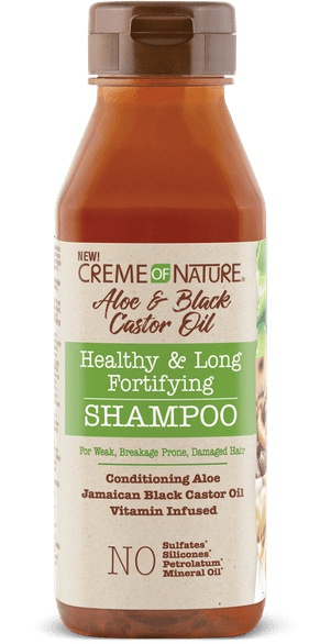 Creme of Nature Aloe & Black Castor Oil Healthy & Long Fortifying Shampoo