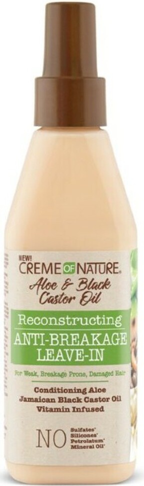 Creme of Nature Aloe & Black Castor Oil Reconstructing Anti-breakage Leave-in