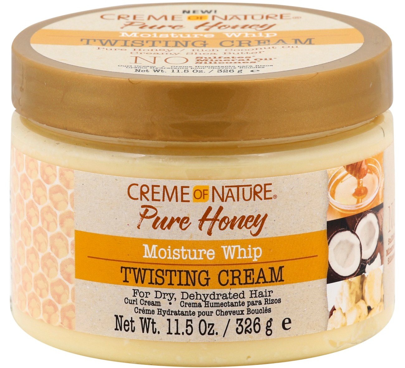 Creme of Nature Pure Honey Moisture Whip Twisting Cream