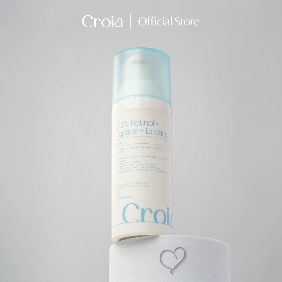 Croia 0.2% Retinol + Peptide + Licorice Serum