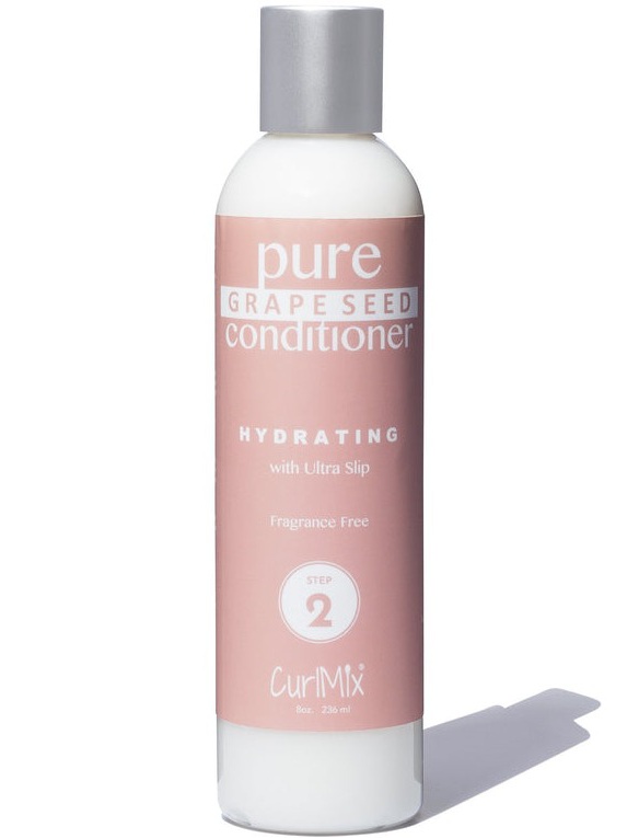Curlmix Curly Hair Pure Grape Seed Conditioner With Ultra Slip (fragrance-free)