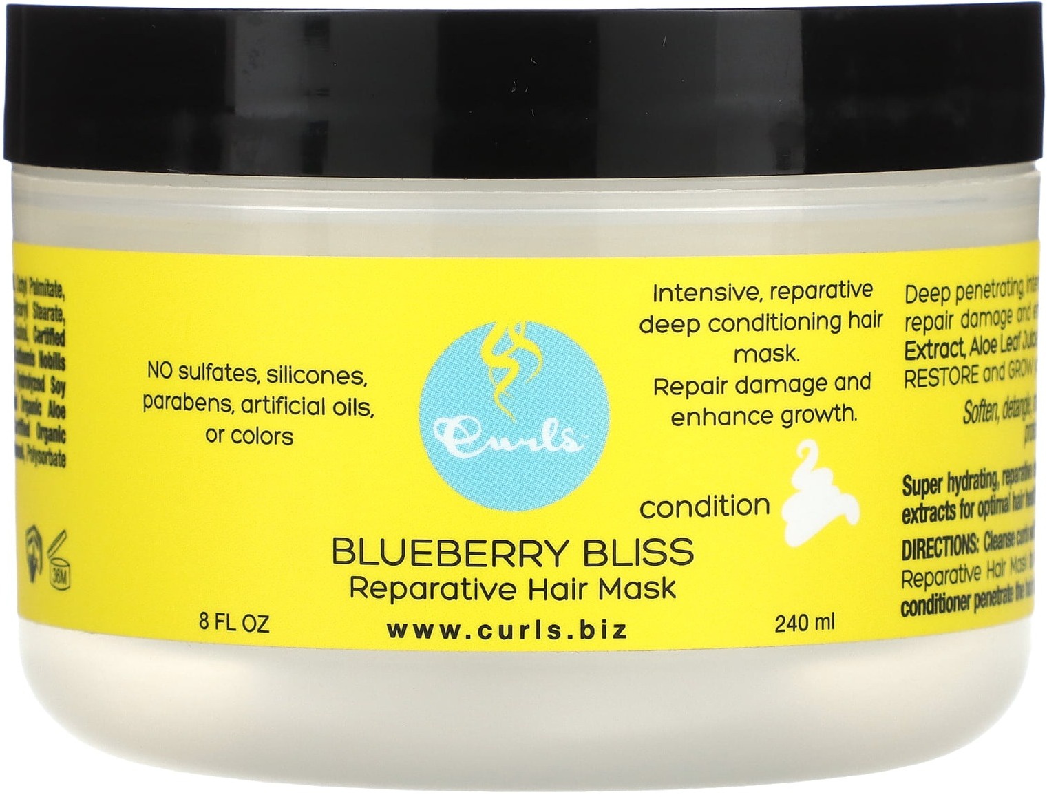 Curls Blueberry Bliss Reparative Hair Mask