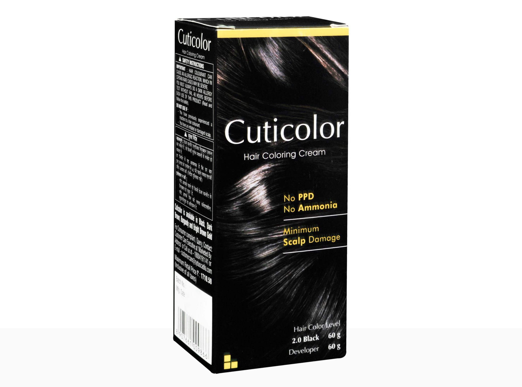 Cuticolour Hair Colouring Cream