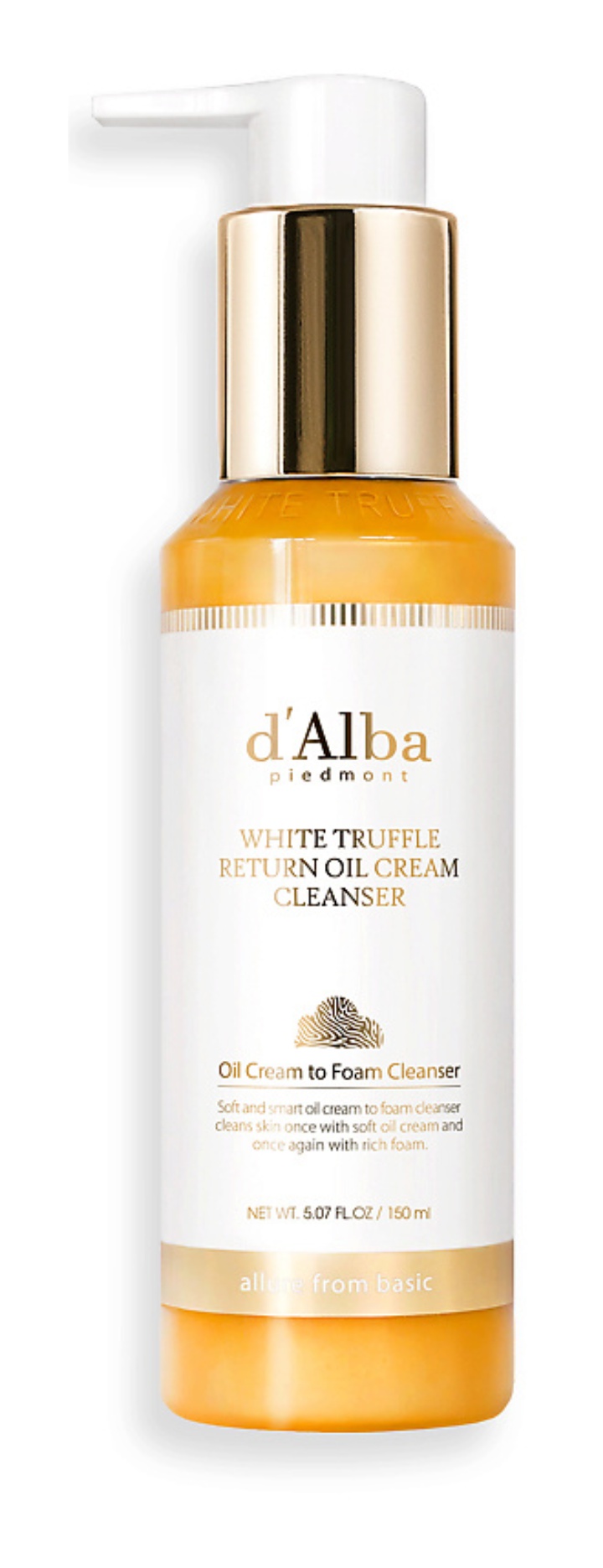 D'Alba D'alba Italian White Truffle Return Oil Cream Cleanser (150ml)