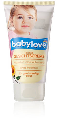 DM Babylove Babylove leichte Gesichtcreme