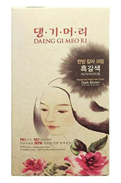 Daeng Gi Meo Ri Korean Herbal Hair Dye Color Cream
