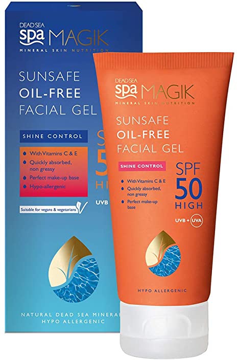 Dead Sea Spa Magik Sunsafe Oil-free Facial Gel SPF 50