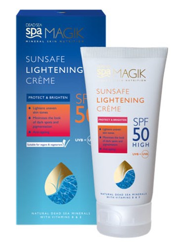 Dead Sea Spa Magik Sunshade Lightening Cream SPF50