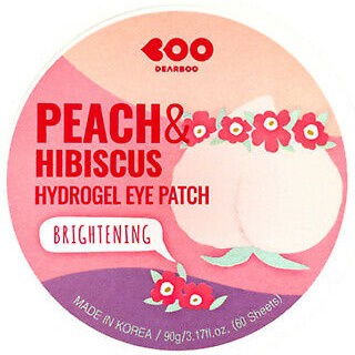 Dearboo Peach And Hibiscus Hydrogel Eye Patch