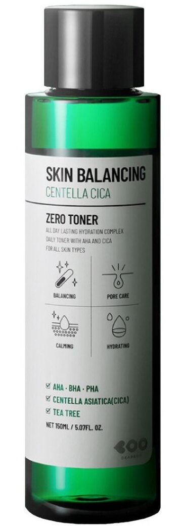 Dearboo Skin Balancing Centella Cica Zero Toner