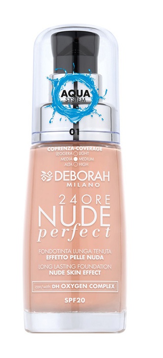 Deborah Milano 24Ore Nude Perfect Foundation SPF20