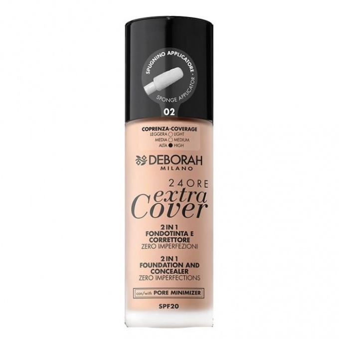 Deborah Milano 24ore Extra Cover Foundation SPF20