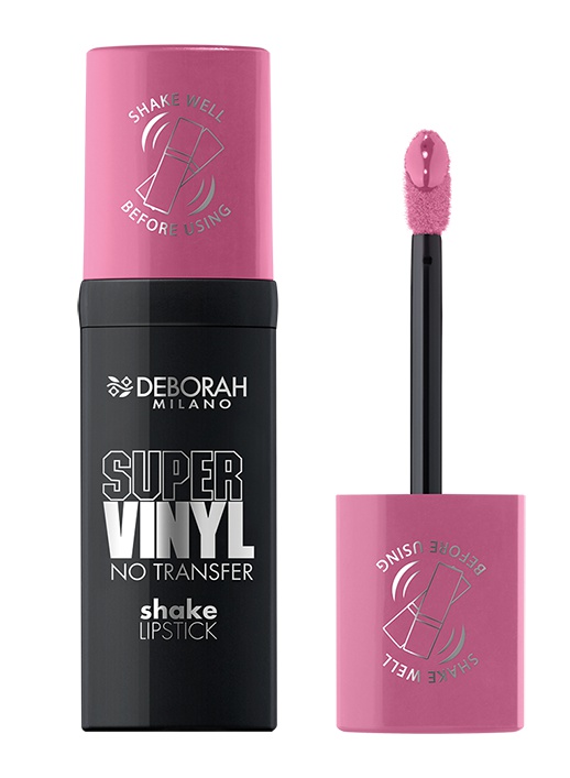 Deborah Milano Super Vinyl No Transfer Shake Lipstick