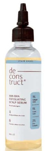 Deconstruct AHA BHA Exfoliating Scalp Serum - 1% Salicylic Acid + 1% Lactic Acid + 2% Zinc Complex