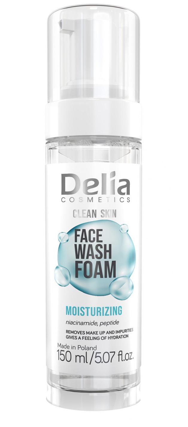 Delia Cosmetics Clean Skin Face Wash Foam