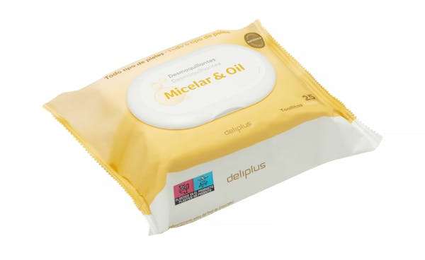 Deliplus Toallitas Desmaquillantes Micelar & Oil