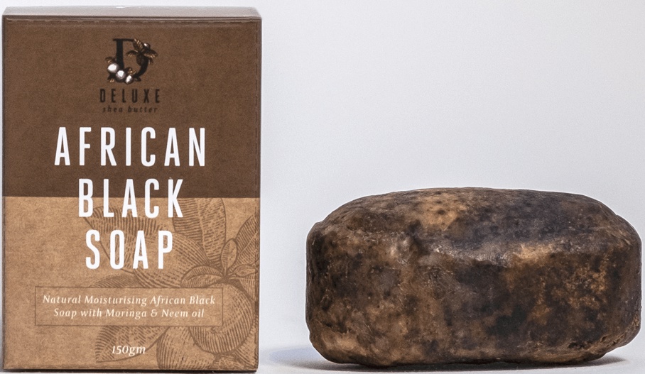 Deluxe Shea Butter African Black Soap