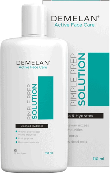 Demelan Pimple Prep Solution