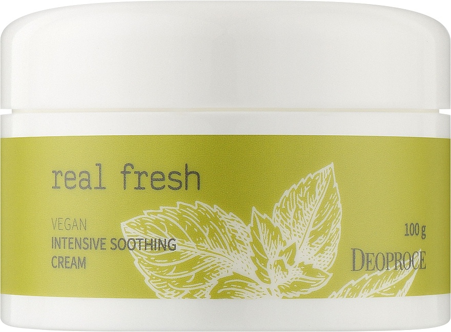 Deoproce Real Fresh Vegan Intensive Soothing Cream
