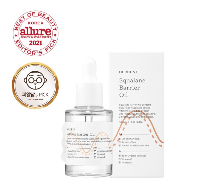 Dercent Squalane Barrier Oil