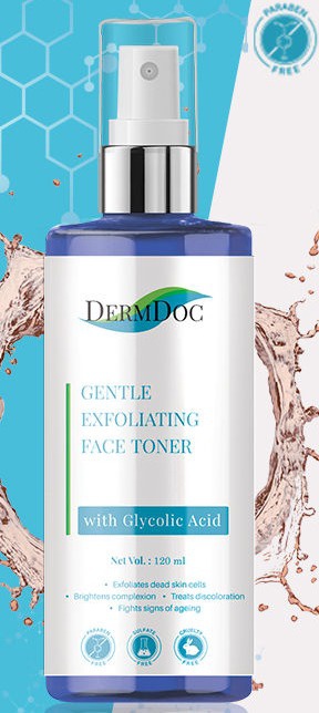 DermDoc Gentle Exfoliating Toner with Glycolic Acid