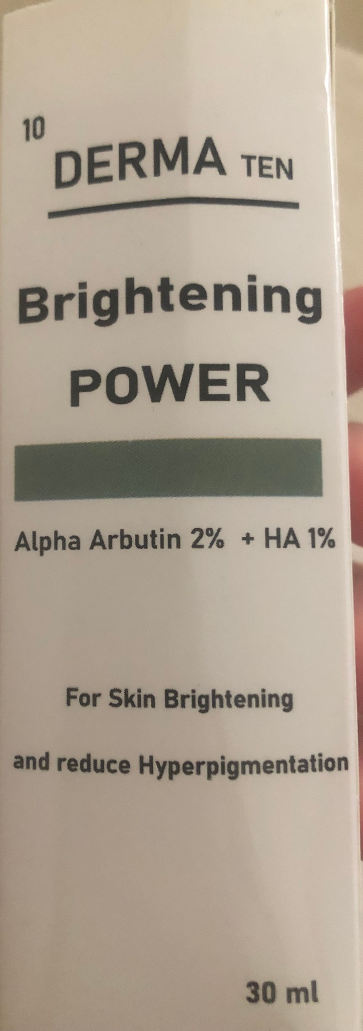 Derma 10 Arbutin Brightening Power