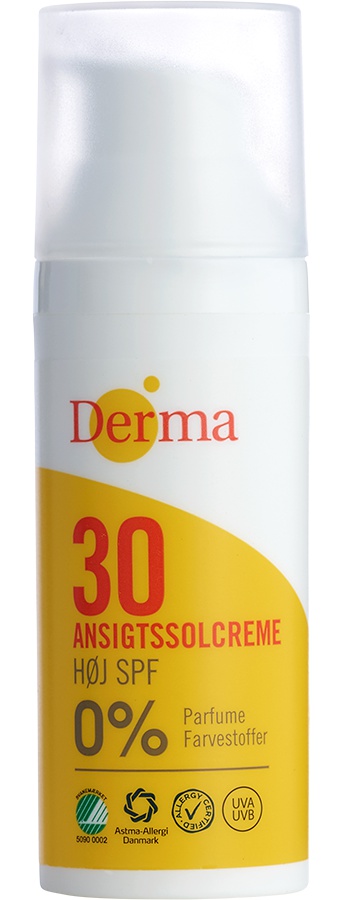Derma Ansigtssolcreme Spf 30